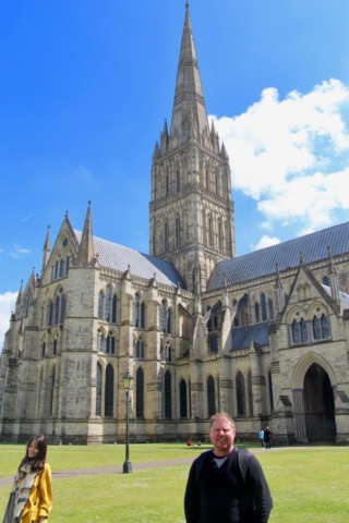 Dean at Salisbury Cathedral in Salisbury, England
