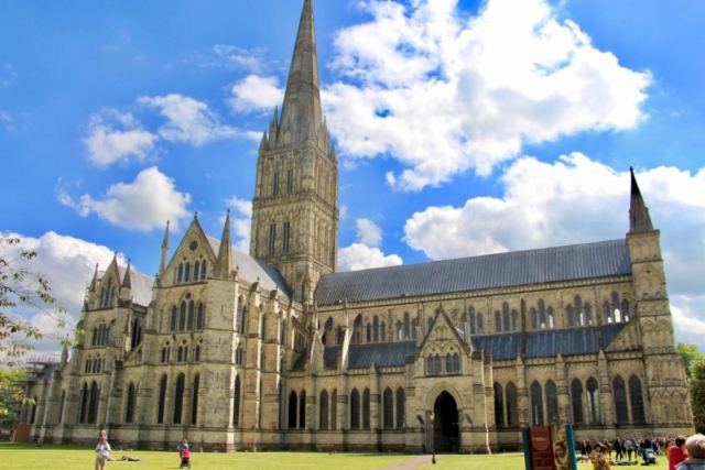 Salisbury Cathedral in Salisbury, England
