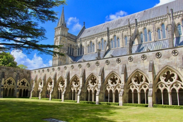 Salisbury Cathedral in Salisbury, England