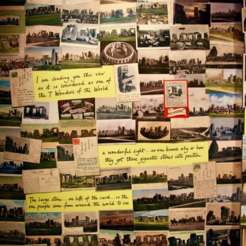 Stonehenge postcards in the Stonehenge visitors centre